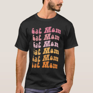 T-shirt Maman Chat Maman Chat Maman Chat Vintage Fête des
