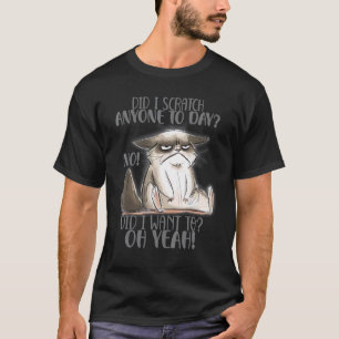 T-shirt Maman chat Papa chat  Sarcastique Ai-je griffé que