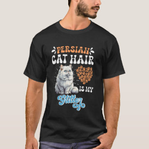 T-shirt Maman chat POIL DE CHAT PERSAN EST MON STYLE Drôle