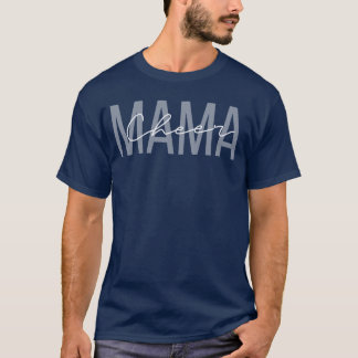 T-shirt Maman Cheerleader Maman Mama Mère rétro