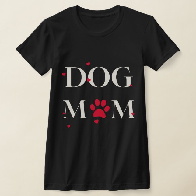 T-shirt maman chien (Poser)