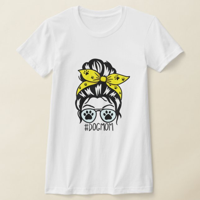 T-shirt maman chien (Poser)
