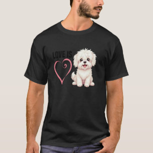 T-shirt Maman Chien Amoureuse Chien Amour Chiot Propriétai