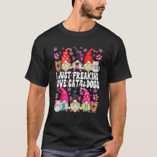 T-shirt Maman Chien Et Chat Citation Drôle Pour Femmes Et