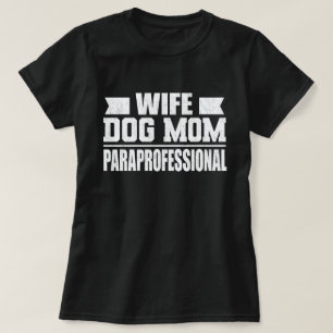 T-shirt Maman Chien Maman Auxiliaire de Vie Technologue Am