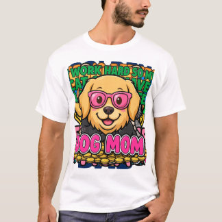 T-Shirt Maman Chien Retriever Doré
