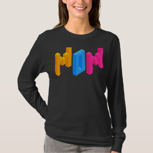 T-shirt Maman Constructeur de briques Blocs Maître Constru