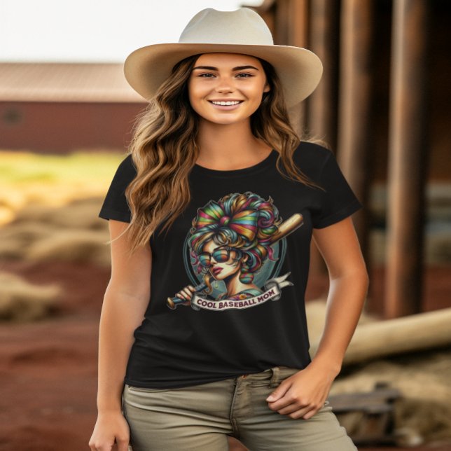 T-shirt Maman cool De Baseball, Femme De Baseball (Créateur téléchargé)