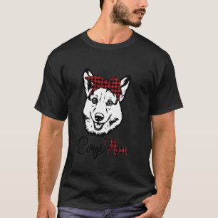 T-shirt Maman Corgi Adorable Corgi Avec Serre-Tête À Carre