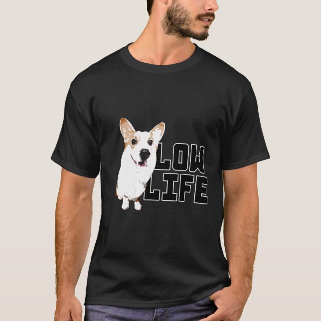 T-shirt Maman Corgi de mauvaise vie (Devant)