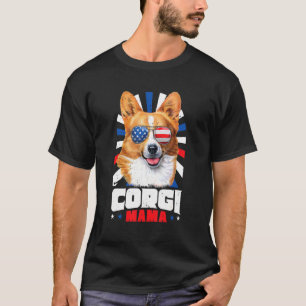 T-shirt Maman Corgi du 4 juillet