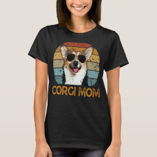 T-shirt Maman Corgi Vintage Chien Mignon Propriétaire de