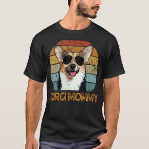 T-shirt Maman Corgi Vintage  Propriétaire de Chien Mignon 