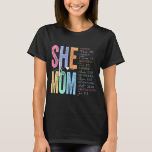 T-shirt Maman croyance religieuse Versets Mères chrétienne