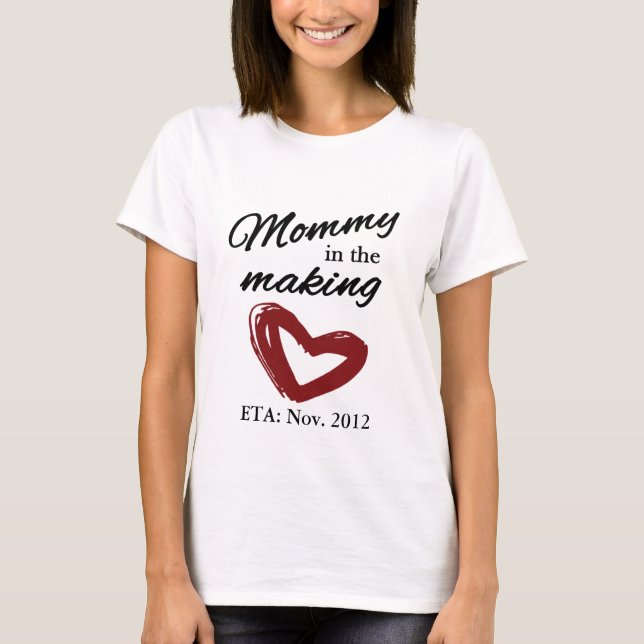 T-shirt Maman dans la fabrication (Devant)
