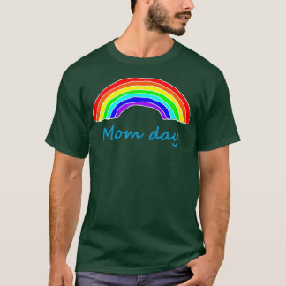 T-shirt Maman Day Rainbow