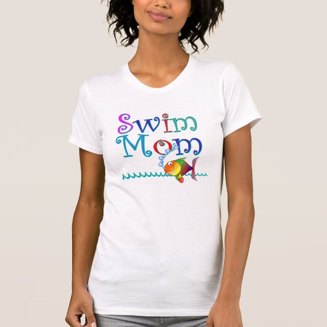 T-shirt Maman de bain (Devant)