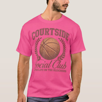 T-shirt Maman de basketteuse Club social de bord de terrai
