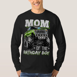 T-shirt Maman de Birthday Boy Monster Truck Anniversaire N