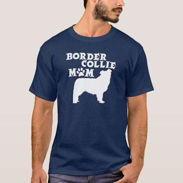 T-SHIRT MAMAN DE BORDER COLLIE (Devant)