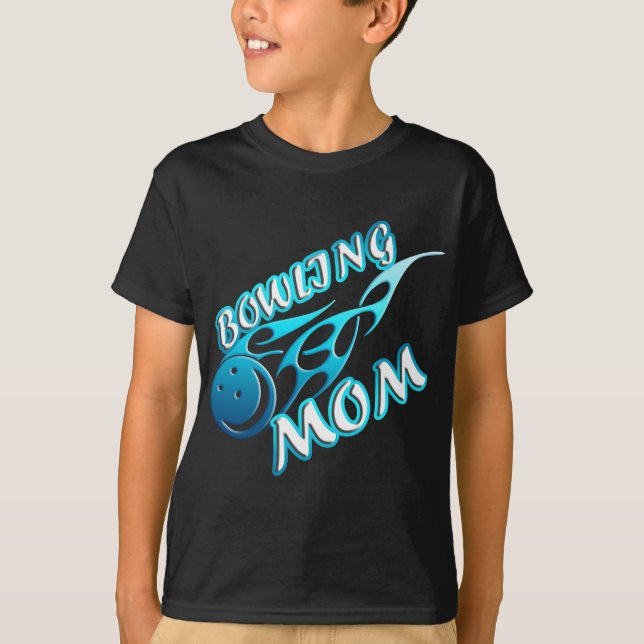 T-shirt Maman de bowling (flamme) copy.png (Devant)