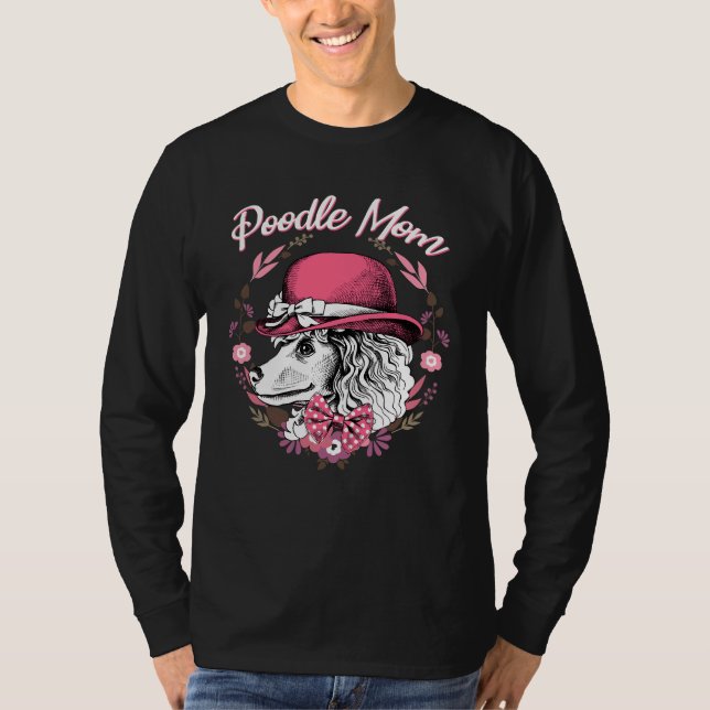 T-shirt Maman de caniche (Devant)