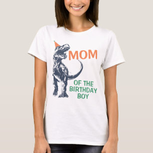 T-shirt Maman de casquette de partie de T-Rex de dinosaure