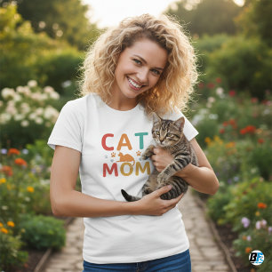 T-shirt Maman de chat