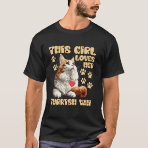 T-shirt Maman de chat CETTE FILLE AIME SON TURKISH VAN Pro
