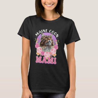 T-shirt Maman de chat Maine Coon MAMAN MAINE COON MAMAN MA