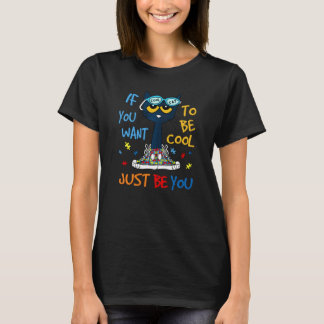 T-shirt Maman de chat mignonne Soyez gentil Spécial Éducat