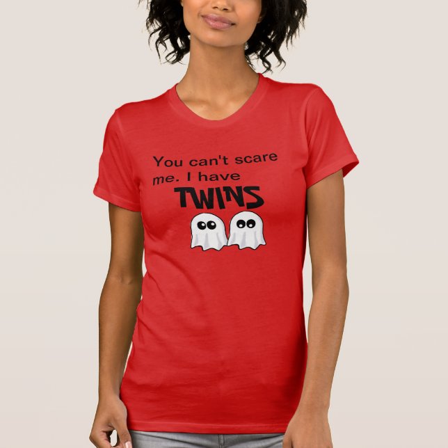 T-shirt Maman de chemise de Halloween de jumeaux (Devant)