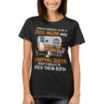 Maman de chien et reine du camping