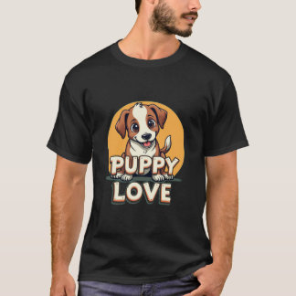 T-shirt Maman de chiot Citation drôle de chien Amoureux de