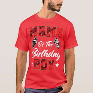 T-shirt Maman de course du garçon qui fête son anniversair