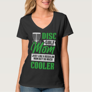 T-shirt Maman de Disc Golf Joueuse de Golf Golfeuse Graphi