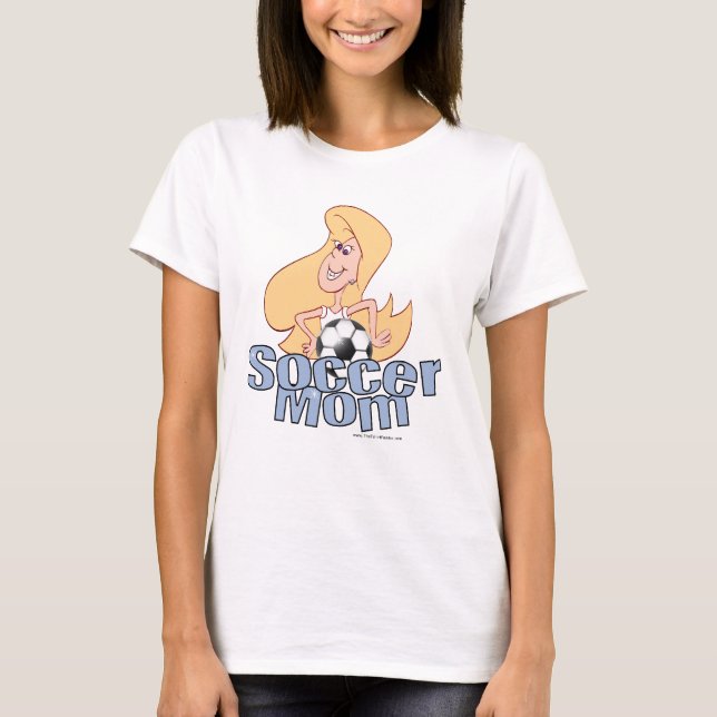 T-shirt Maman de football (Devant)