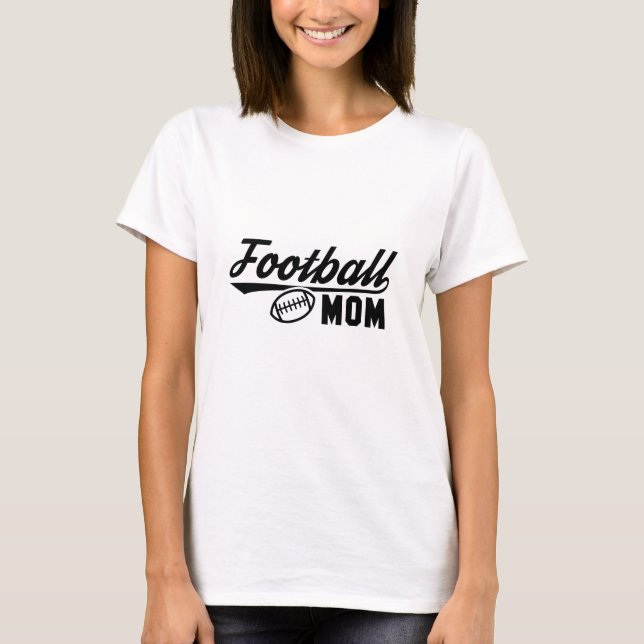 T-shirt Maman de football (Devant)