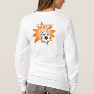 T-shirt Maman de football