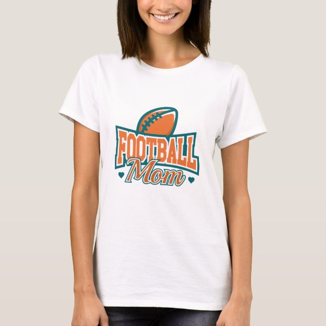 T-shirt Maman de football (Devant)