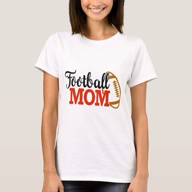 T-shirt maman de football (Devant)