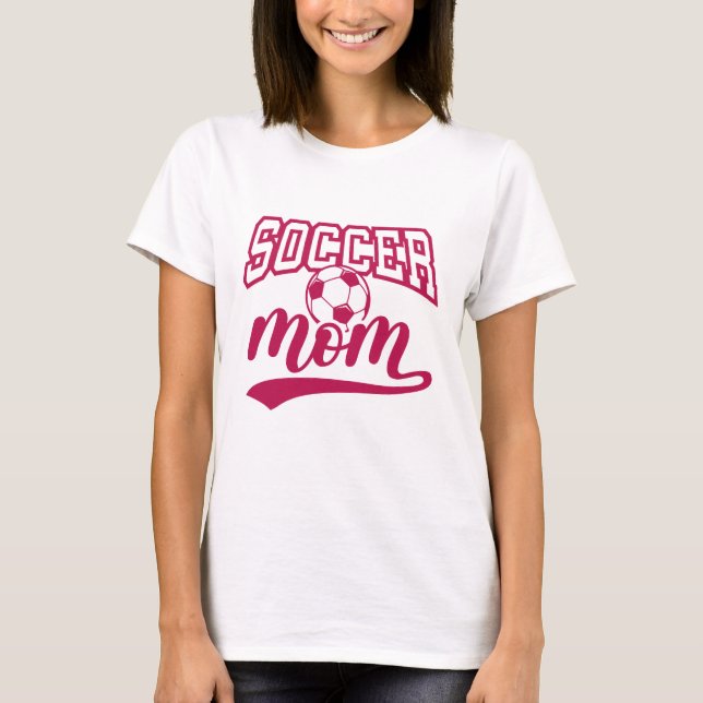 T-shirt Maman de football (Devant)