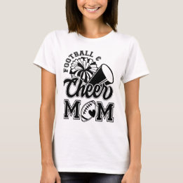 T-shirt Maman de Football et de chevelure