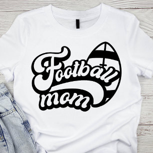 T-shirt Maman de football gras