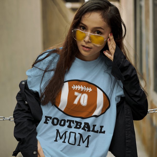 T-shirt Maman de football Numéro Jersey (Créateur téléchargé)