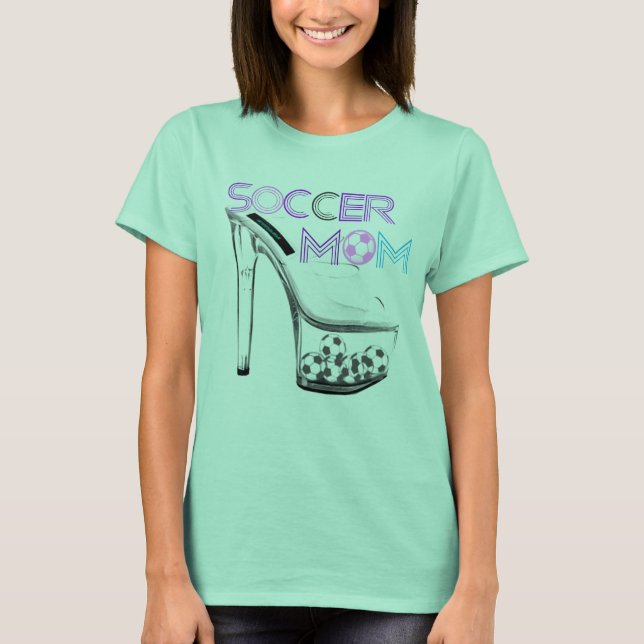 T-shirt maman de football t shiRt (Devant)