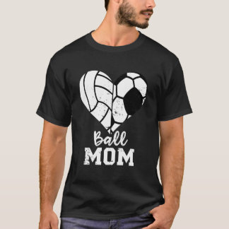 T-shirt Maman de footballeur et volleyeur