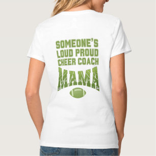 T-shirt Maman de footballeur QUELQU'UN DE CRIE FIERMENT CO