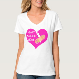 T-shirt Maman de guerrier de coeur, défaut congénital de