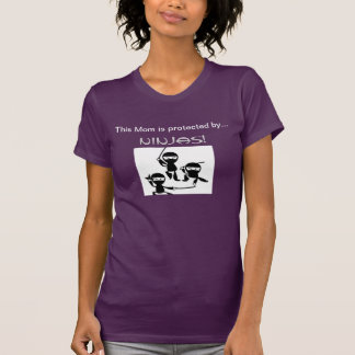 T-shirt Maman de karaté de T-shirt, maman de Ninja, maman
